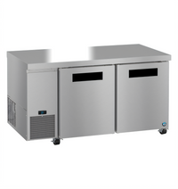 Hoshizaki Steelheart 60-Inch Two-Section Undercounter Freezer with Solid Doors