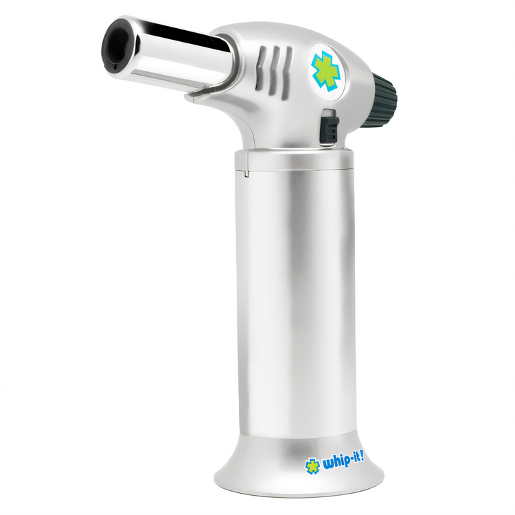 Product image #2 for Whip-It! Ion Handheld Kitchen Torch with Adjustable Flame, Silver