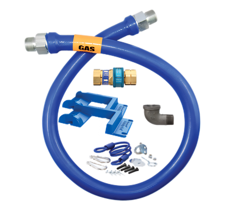 Product image #1 for Dormont Blue Hose 36-Inch Moveable Gas Connector, 1/2-Inch ID