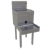 Thumbnail image #1 for Glastender Underbar Blender Station with Drainboard Top and 9-Inch Blender Shelf