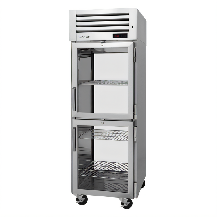 Product image #1 for Turbo Air PRO Series Pass-Thru Heated Holding Cabinet with Glass Half Doors, 1 Section, 28 Cu. Ft.