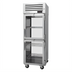 Thumbnail image #1 for Turbo Air PRO Series Pass-Thru Heated Holding Cabinet with Glass Half Doors, 1 Section, 28 Cu. Ft.
