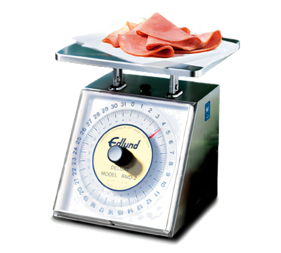 Product image #1 for Edlund RMD-2 Deluxe Stainless Steel Portion Control Food Scale, 32 oz Capacity, Rotating Dial, Air Dashpot