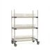 Thumbnail image #1 for MetroMax 4 48-Inch Wide Mobile 3-Tier Drying Rack Unit for Trays and Cutting Boards