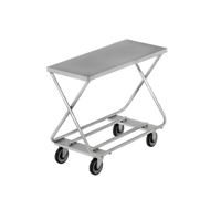 Channel Manufacturing STKG100 Galvanized Stocking / Marking Truck with Chrome Construction, 17 x 40 x 32 Inches