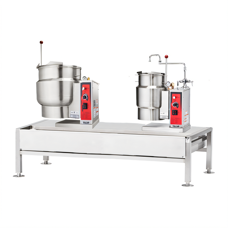 Product image #1 for Vulcan Electric Tilting Kettle Stand Assembly with 64-Inch Stainless Steel Stand