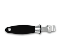 Get-A-Grip 7-Inch Stainless Steel Zester/Peeler with Soft-Grip Handle