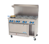 Thumbnail image #1 for Comstock-Castle F3430 48-Inch Commercial Gas Range with 8 Open Burners, 31.5-Inch Oven, and Open Cabinet Base