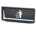 Thumbnail image #1 for Vollrath Large Vertical Flush-Mount Trash Receptacle Door with Trash Symbol