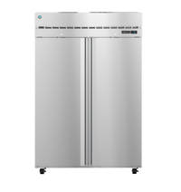 Hoshizaki Steelheart F2A-FSN 52-Inch Two-Section Reach-In Freezer, 47.11 Cu. Ft., Top-Mounted Self-Contained, Solid Doors
