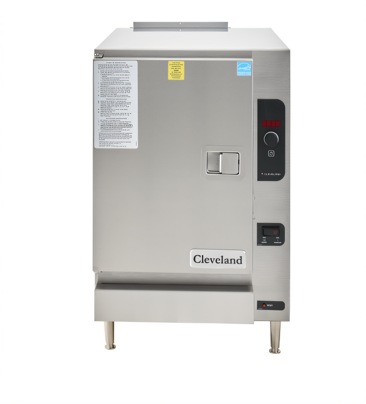 Product image #1 for Cleveland Range SteamChef 6 Boilerless Countertop Natural Gas Convection Steamer, 1 Compartment, 6 Full-Size Pan Capacity