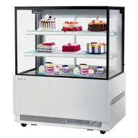Turbo Air 47-1/4-Inch Full-Service Refrigerated Bakery Display Case, Self-Contained, Straight Glass, 17.2 Cu. Ft.