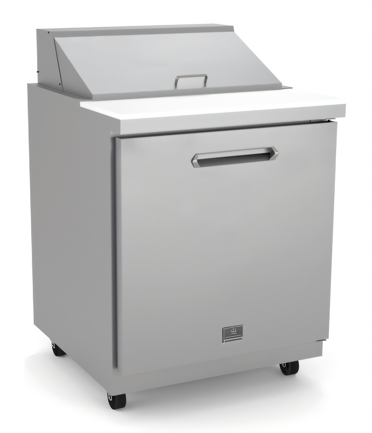 Product image #2 for Kelvinator Commercial One-Section Refrigerated Sandwich/Salad Prep Table, 27-7/8" W, Rear-Mounted Self-Contained Refrigeration