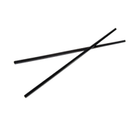 Black Plastic Chopsticks, 10 Pairs per Box, 100 Boxes per Case