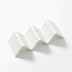 Thumbnail image #1 for American Metalcraft 2- or 3-Compartment White Melamine Faux Slate Taco Holder