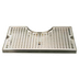 Thumbnail image #1 for Micro Matic 12 x 7-Inch Surface Mount Stainless Steel Drip Tray Trough with 5-Inch Draft Tower Cutout