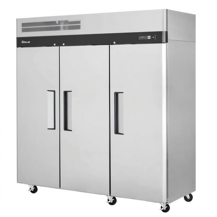 Product image #1 for Turbo Air M3 3-Section Reach-In Solid Door Freezer with Top Mount Compressor, 65.8 Cu. Ft.
