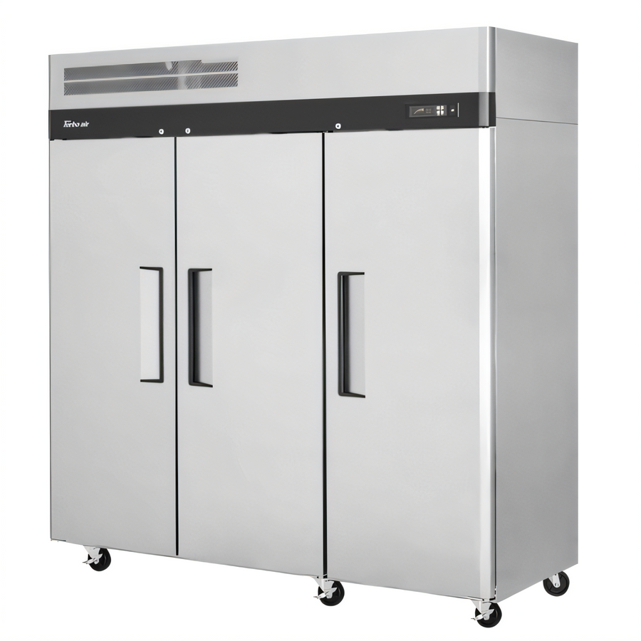 Product image #1 for Turbo Air M3 3-Section Reach-In Solid Door Freezer with Top Mount Compressor, 65.8 Cu. Ft.