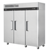 Thumbnail image #1 for Turbo Air M3 3-Section Reach-In Solid Door Freezer with Top Mount Compressor, 65.8 Cu. Ft.