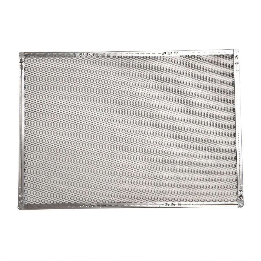 Product image #1 for Omcan USA 18 x 24 Inch Rectangular Crimped Aluminum Pizza Screen