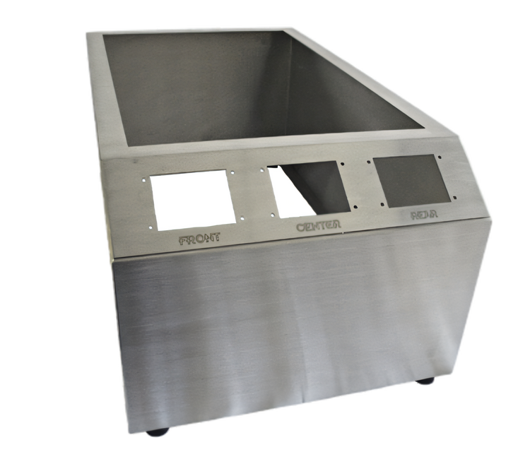 Product image #1 for CookTek SinAqua IHW 3-Panel Countertop Housing for Drop-In Induction Buffet Warmers