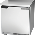 Thumbnail image #1 for Beverage Air WTR27HC-FIP 27-Inch Worktop Refrigerator, 5.25 Cu. Ft., 1 Solid Door, Stainless Steel, Rear-Mounted Self-Contained