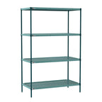 Thumbnail image #1 for Metro Super Erecta Pro PR-244863K3-S-4 4-Shelf Louvered Polymer Shelving Starter Unit, 24 x 48 x 63 Inches, Stationary