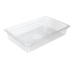 Thumbnail image #1 for Crestware Full-Size Clear Polycarbonate Food Pan, 4-Inch Deep