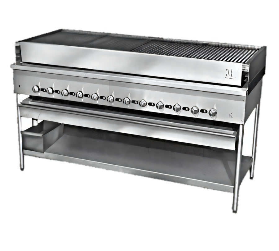 Product image #1 for Titan JCB-42 42" Gas Chicken Broiler with 7 Independently Controlled Burners