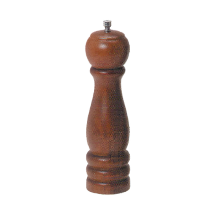 Product image #1 for 8-Inch Mahogany Wood Pepper Mill with Tempered Steel Grinding Mechanism