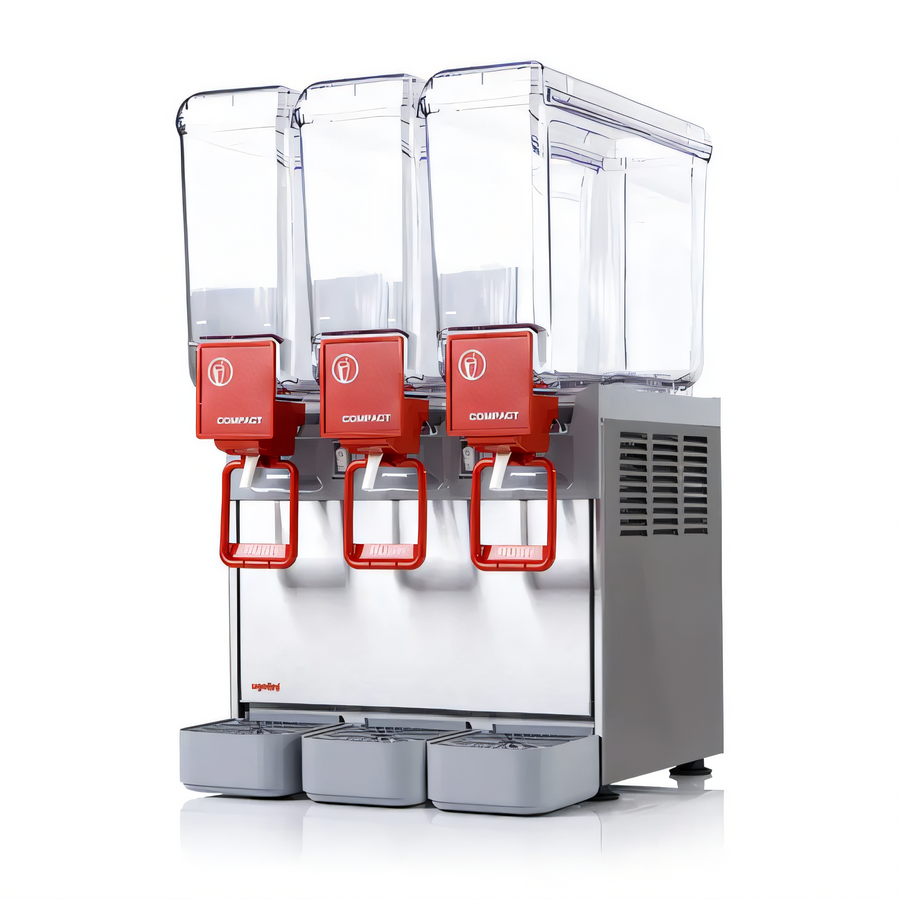 Product image #1 for Trento Ugolini Arctic Compact 3-Bowl Countertop Juice Dispenser, 2.1 Gallon Bowls