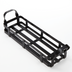 Thumbnail image #1 for 12-3/4 Inch Rectangular Black Metal Condiment Rack with Handles