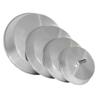 Thumbnail image #1 for Town Equipment 34915 Wok Cover, 15" Diameter, Aluminum, Riveted Handle, Fits 18"-20" Woks