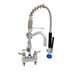 Thumbnail image #1 for Fisher Brass Spring-Style Pre-Rinse Unit with 4-Inch Deck Mount, 15-Inch Hose, 6-Inch Swing Spout, and Add-On Faucet