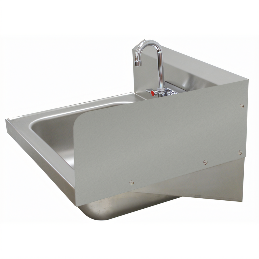 Product image #1 for 7-3/4 Inch Bolt-On Hand Sink Side Splash for 16 x 20 Inch Bowl