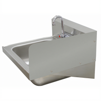 7-3/4 Inch Bolt-On Hand Sink Side Splash for 16 x 20 Inch Bowl
