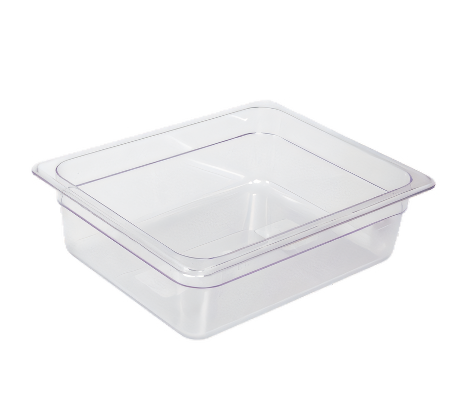 Product image #1 for Crestware Clear Polycarbonate Half-Size 4-Inch Deep Food Pan