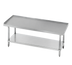 Thumbnail image #1 for Advance Tabco Special Value Series 60-Inch Wide x 30-Inch Deep Stainless Steel Equipment Stand with Adjustable Undershelf