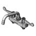 Thumbnail image #1 for equip 4-Inch Centers Deck Mount Workboard Faucet with 6-Inch Swing Nozzle