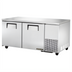 Thumbnail image #1 for True TUC-67-HC 2-Section Deep Undercounter Solid Door Refrigerator, 67-1/4 Inches Wide, Stainless Steel