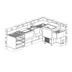 Thumbnail image #1 for Perlick Top Shelf Modular Bar System 6-Inch Bar Structure Section