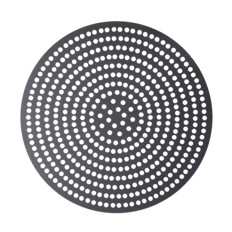 Product image #1 for 8-Inch Super Perforated Hard Coat Anodized Aluminum Pizza Disk