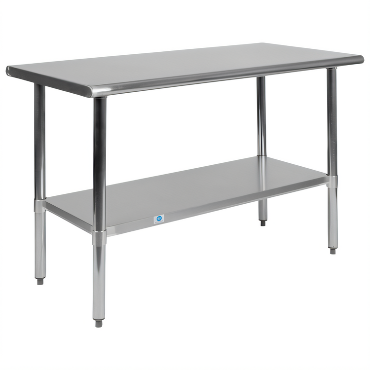 Product image #1 for 48-Inch x 24-Inch Stainless Steel Prep and Work Table with Undershelf