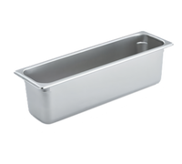 Vollrath 1/2 Size Long Solid Steam Table Pan, 9 Quart, 6-Inch Deep, 300 Series Stainless Steel