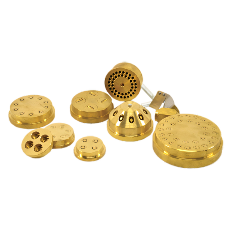 Product image #1 for Omcan #25 Brass Tagliatelle Pasta Machine Die, 4.5 mm