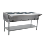 Thumbnail image #1 for Eagle Group SDHT5-208-3 79-Inch Electric Hot Food Table, 5 Dry Wells, Stainless Steel Open Base, 208V 3-Phase