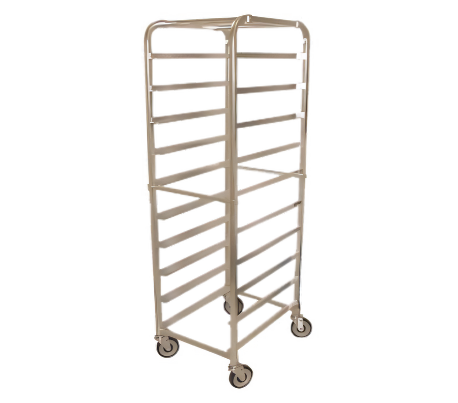 Product image #1 for Full-Size Mobile End-Load Aluminum Sheet Pan Rack, 10-Pan Capacity