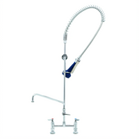 EasyInstall 8-Inch Deck Mount Pre-Rinse Unit with 12-Inch Add-On Faucet and 1.07 GPM Spray Valve