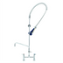 Thumbnail image #1 for EasyInstall 8-Inch Deck Mount Pre-Rinse Unit with 12-Inch Add-On Faucet and 1.07 GPM Spray Valve