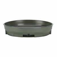 Cambro Camduction® Meadow Meal Delivery Base for 9-Inch Plates, 9-9/16 Inch Dia. x 1-15/16 Inch H